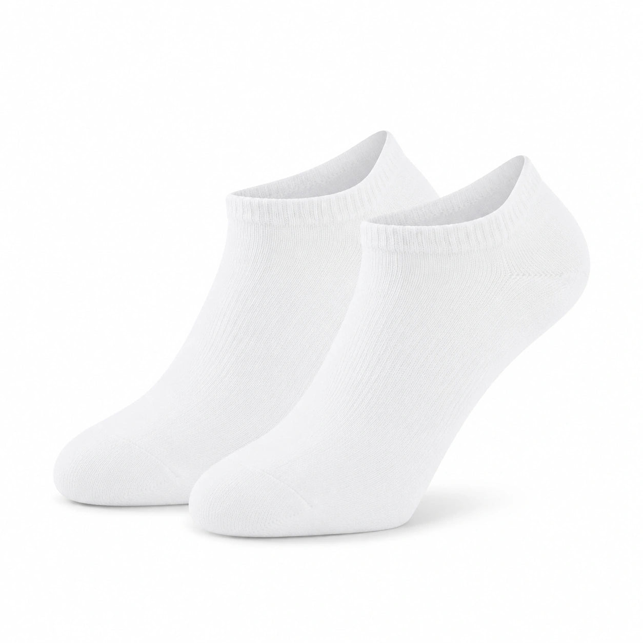 Sneakersocken Größe 43-46 Weiß aus Textil für Alltag mit niedrigem Schaft