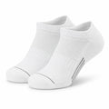 Sneakersocken 43-46 aus Textilfasern in Weiß mit atmungsaktiver Strickstruktur