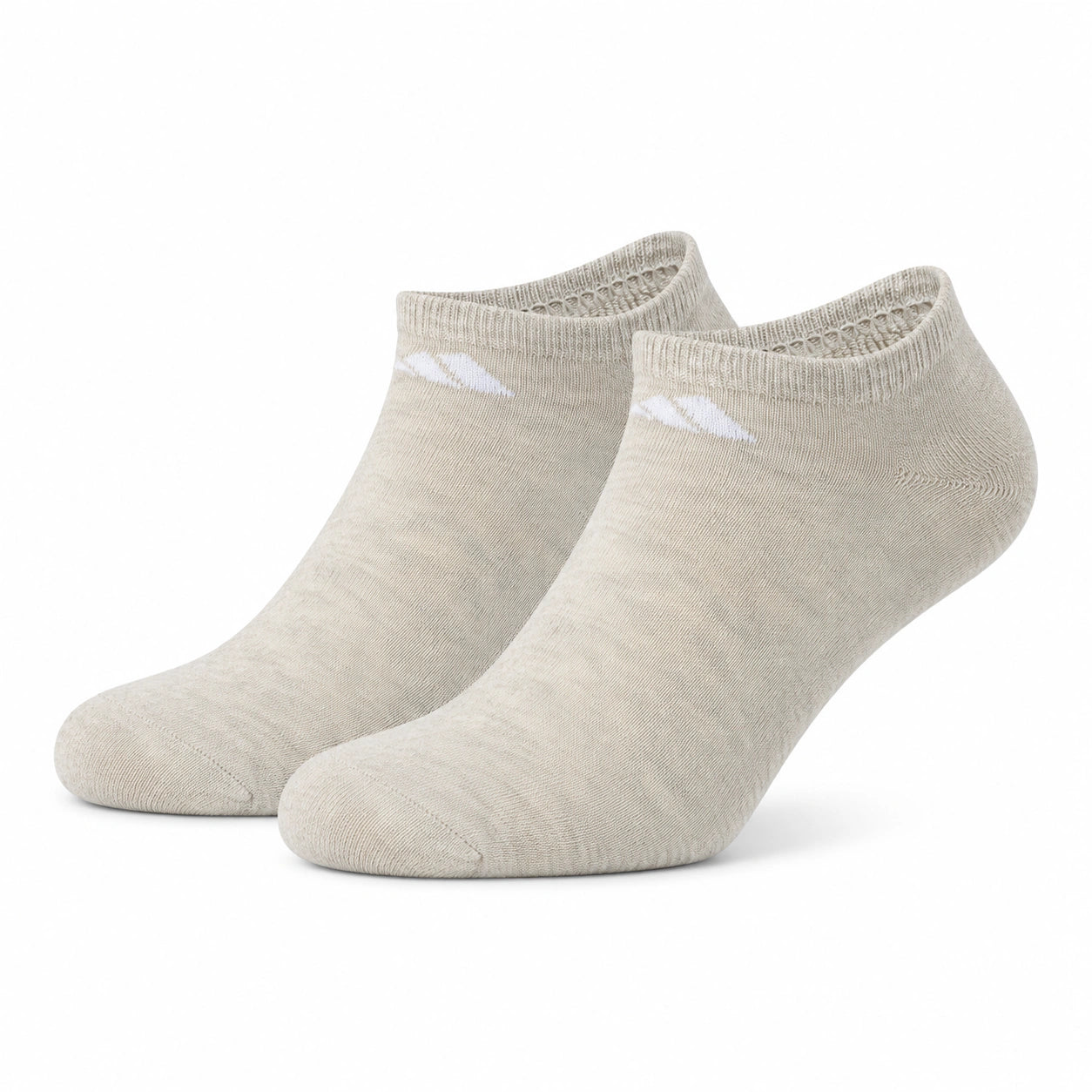 Sneakersocken 43-46 aus Textil in Beige für Erwachsene - niedrig geschnitten atmungsaktiv