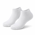Socken Größe 39-42 aus Textil in Weiß mit geripptem Bund für Alltag und Sport