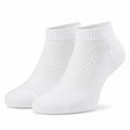 Sneakersocken 39-42 aus Textil in Weiß atmungsaktiv für Alltag und Sport